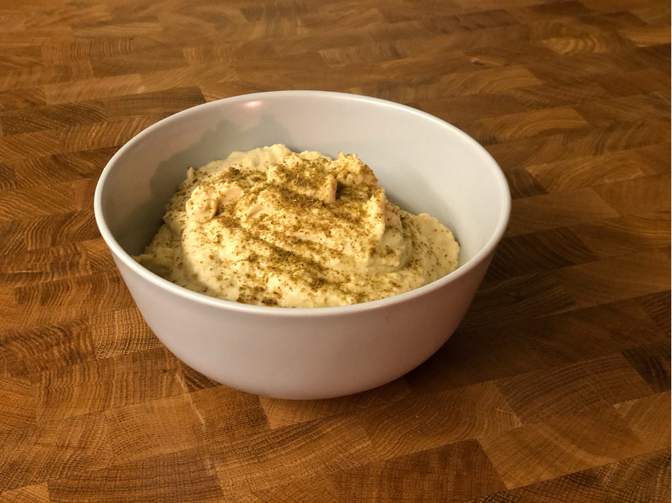 Foto van zelfgemaakte Hummus